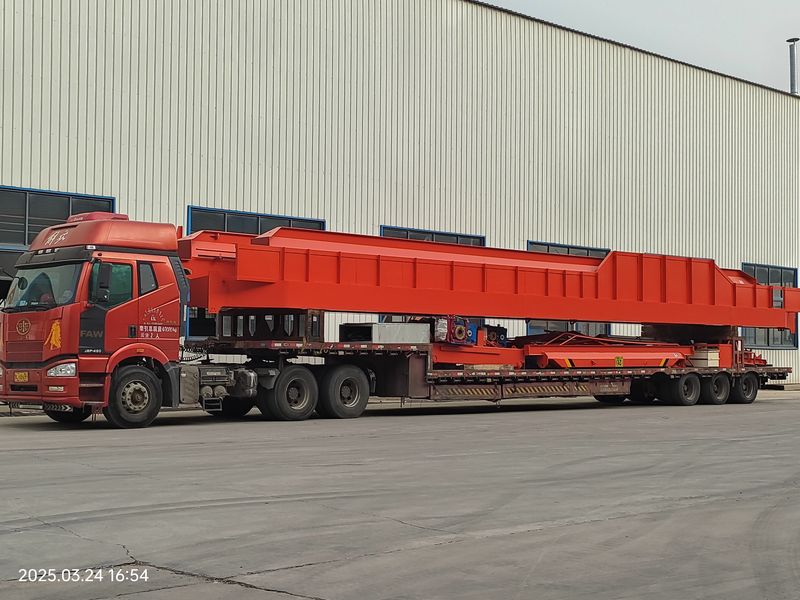 通用橋式起重機 QDXX32/5t—19.5m 電動單梁橋式起重機 2臺 LD10t—16.5m 制作完成，發往河北石家莊交付客戶使用。